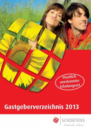 Gastgeberverzeichnis 2013 - Gemeinde Schortens