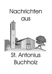Nachrichten aus St. Antonius Buchholz - St. Peter und Paul in Witten ...