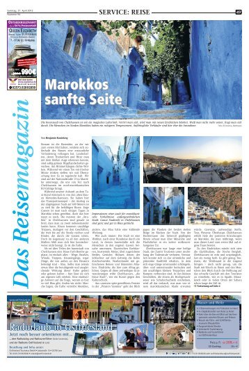 SVO: Das Reisemagazin 21. April 2012 - Waltroper Zeitung