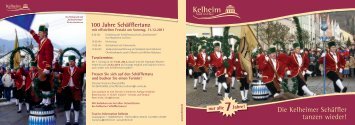 Die Kelheimer Schäffler tanzen wieder!