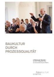 BAUKULTUR DURCH PROZESSQUALITÄT - Bundesstiftung ...
