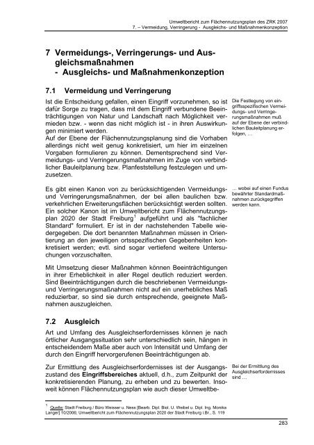 Zweckverband Raum Kassel Umweltbericht - beim Zweckverband ...