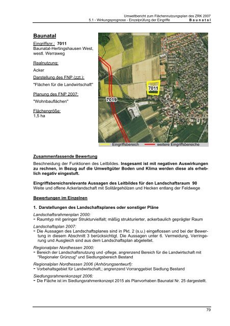 Zweckverband Raum Kassel Umweltbericht - beim Zweckverband ...