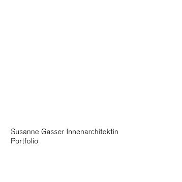 Susanne Gasser Innenarchitektin Portfolio