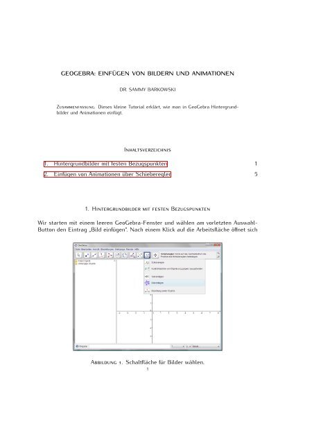 GEOGEBRA - Mathematikundschule.de