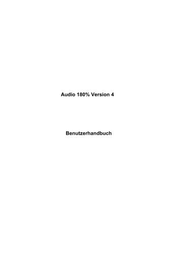 Audio 180% Version 4 - Download SoftBay GmbH