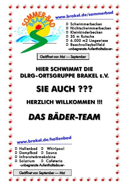 das bäder-team - Stadt Brakel