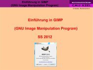 Einführung in GIMP - Rechenzentrum CAU Kiel