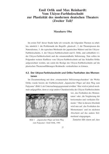 Emil Orlik und Max Reinhardt: Vom Ukiyoe-Farbholzschnitt zur ...