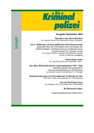 ausgabeseptember2004.. - Die Kriminalpolizei