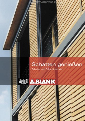 Blank Schiebeladen Katalog - TKM Fenster