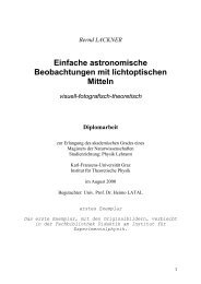 Einfache astronomische Beobachtungen mit ... - AM BRG Kepler