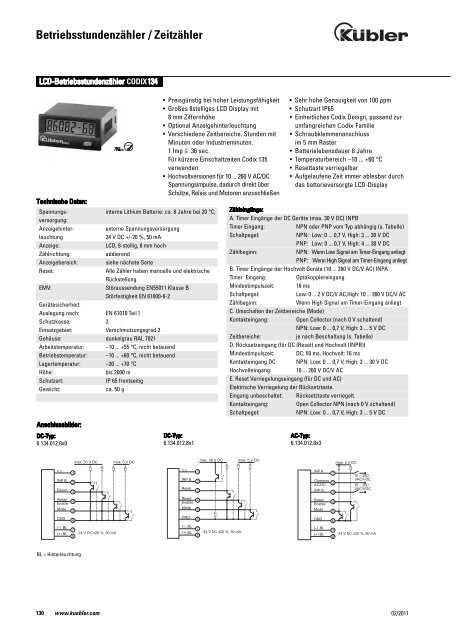 Betriebsstundenzähler / Zeitzähler - produktinfo.conrad.com