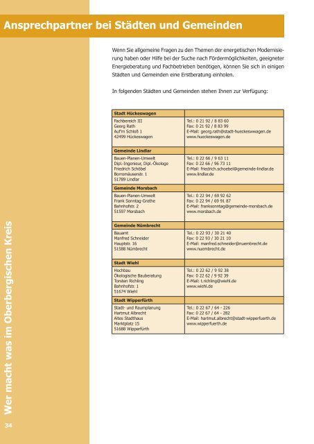 Bergisches Energiehaus - und TechnologieCentrum Gummersbach ...