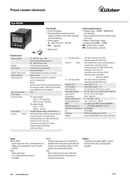 Data sheet