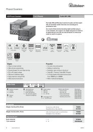 Preset Counters