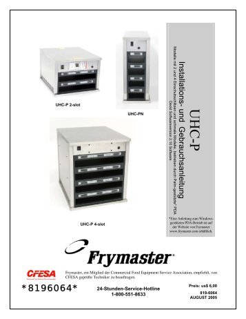 UHC-P - Frymaster
