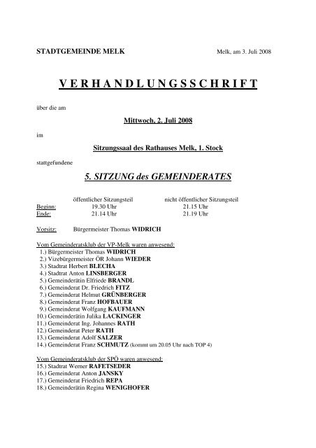 (167 KB) - .PDF - Stadtgemeinde Melk