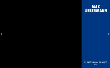 MAX LIEBERMANN - Kunstsalon Franke-Schenk