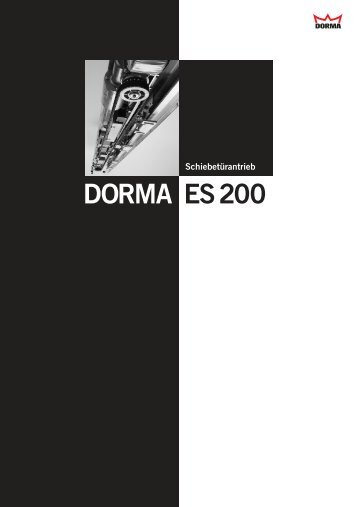 ES 200 Schiebetürantrieb - Dorma