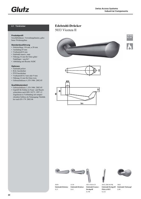 Beschlagsysteme (PDF) - Glutz