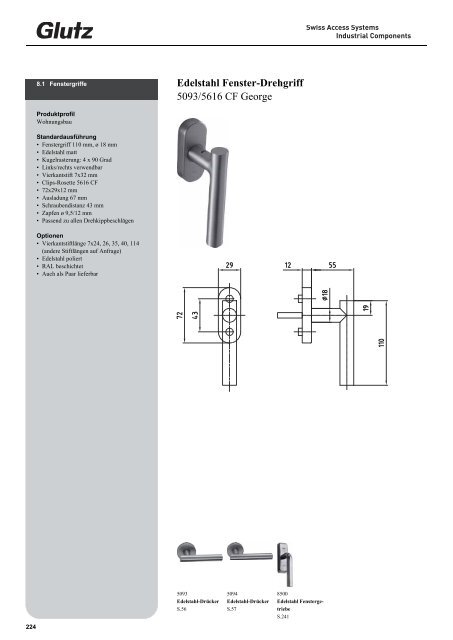 Beschlagsysteme (PDF) - Glutz