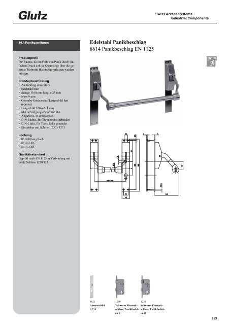 Beschlagsysteme (PDF) - Glutz