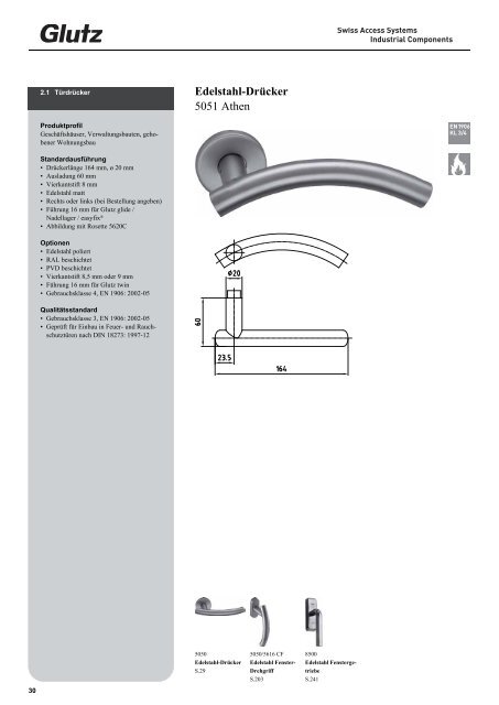 Beschlagsysteme (PDF) - Glutz