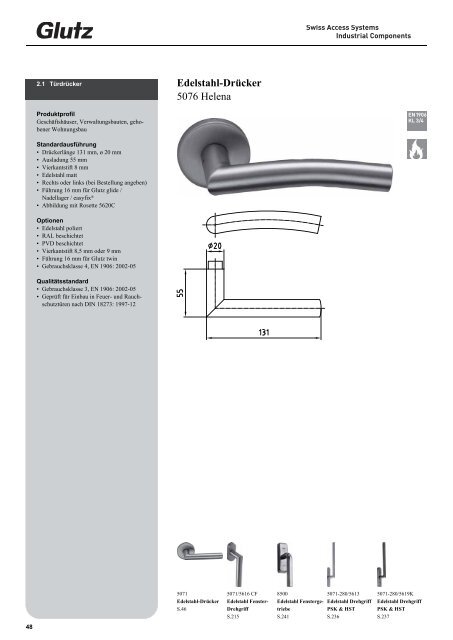 Beschlagsysteme (PDF) - Glutz