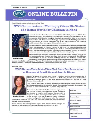 ONLINE BULLETIN - National Executive Service Corps