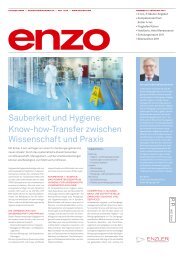 Ausgabe Nr. 27, Frühling 2012 - Enzler Reinigungen AG
