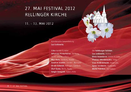 2012 - Verein zur Förderung der Musik an der Rellinger Kirche