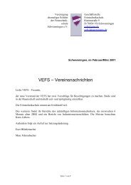 VEFS – Vereinsnachrichten - Staatliche Feintechnikschule