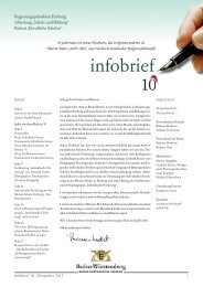 Infobrief 10 / Dezember 2012 - Regierungspräsidium Freiburg