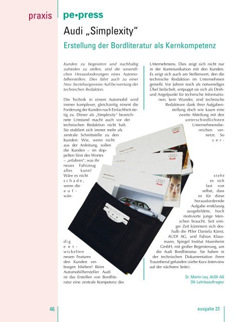 pe press - Hochschule Furtwangen