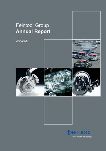 Feintool Group Annual Report