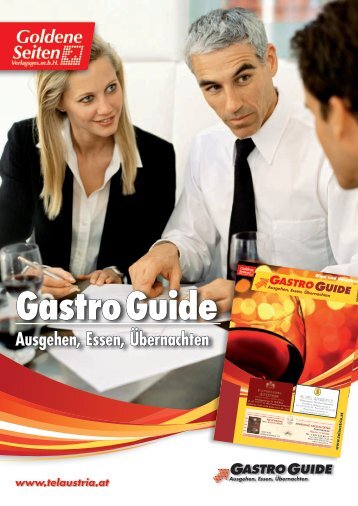 Gastro Guide - die rundum Informationsquelle für ... - TelAustria.at