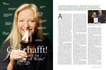 schwierigste prüfung der weinwelt – unsere autorin hat - Caro Maurer