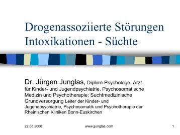 Drogenassoziierte Störungen Intoxikationen - Süchte - Psychoforum.de