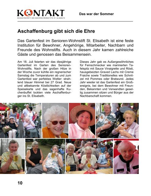 Jungfernfahrt zum schönen Rhein - Senioren-Wohnstift St. Elisabeth