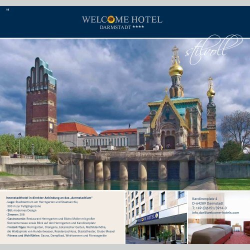 Broschüre als Download - Welcome Hotels