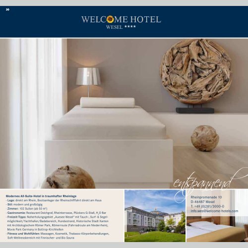 Broschüre als Download - Welcome Hotels