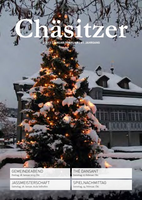 Chaesitzer 1/2013 [PDF, 6.00 MB] - Gemeinde Kehrsatz