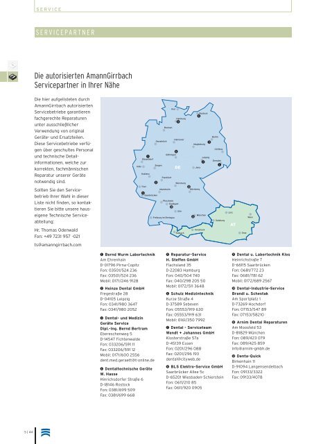 Infos (PDF) - AmannGirrbach AG