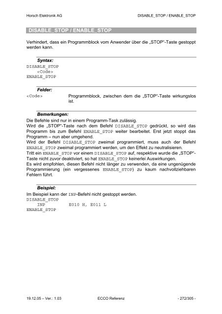 ECCO Manual 1.03.pdf - Horsch Elektronik AG