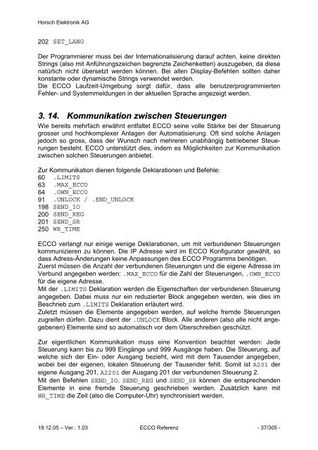 ECCO Manual 1.03.pdf - Horsch Elektronik AG