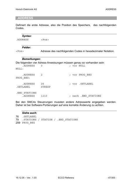 ECCO Manual 1.03.pdf - Horsch Elektronik AG