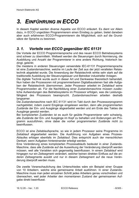 ECCO Manual 1.03.pdf - Horsch Elektronik AG