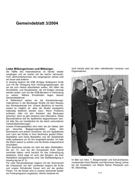 Gemeindeblatt 3/2004 - Aresing