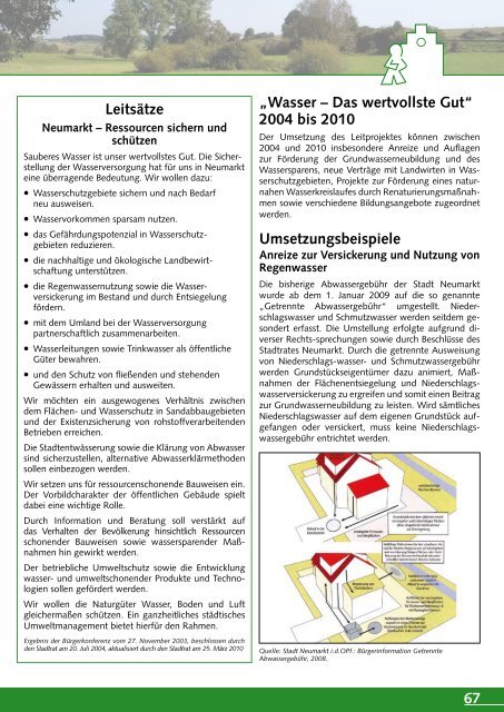 Stadtleitbild 2010-2016 - Stadt Neumarkt in der Oberpfalz